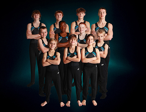 2022 boys gymnastics team photo
